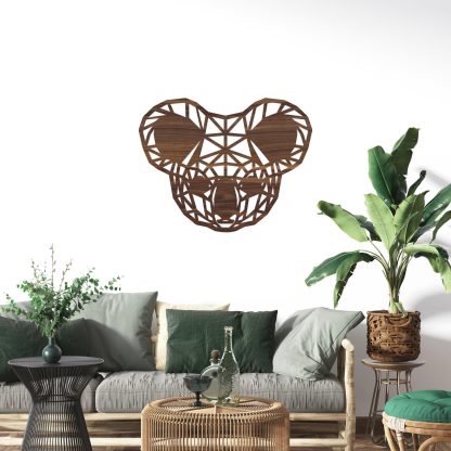 Geometrische Dieren Koala Noten houten cadeau decoratie relatiegeschenk van WoodWideCities