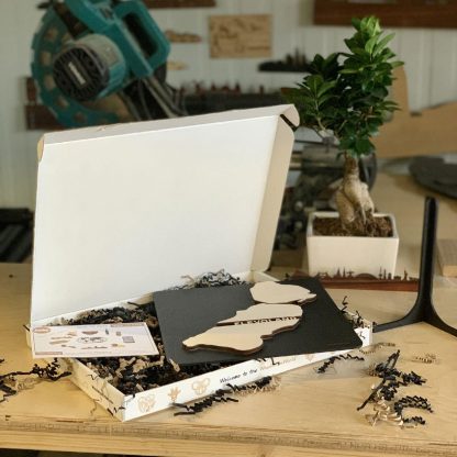 Provincie Flevoland Black houten cadeau decoratie relatiegeschenk van WoodWideCities