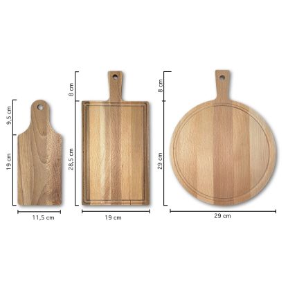 Skyline Borrelplank Anjum houten cadeau decoratie relatiegeschenk van WoodWideCities