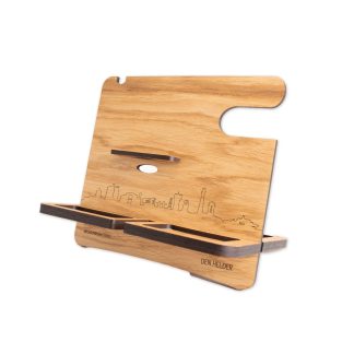 Skyline Desk Organizer Den Helder houten cadeau decoratie relatiegeschenk van WoodWideCities