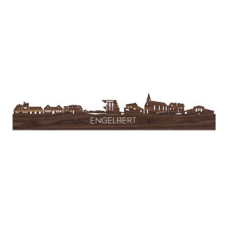 Skyline Engelbert Noten houten cadeau decoratie relatiegeschenk van WoodWideCities